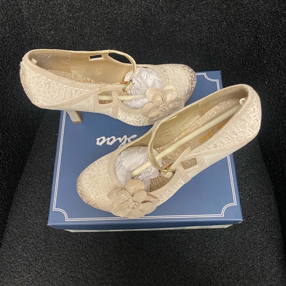 Ruby Shoo “Cindy” US size 8-8.5 (6/39) Vintage Art Deco style shoes - Picture 2 of 6